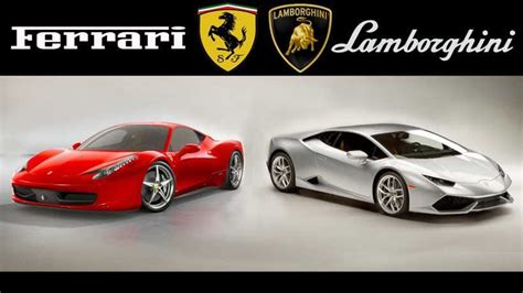 The History Of Lamborghini And Ferrari .